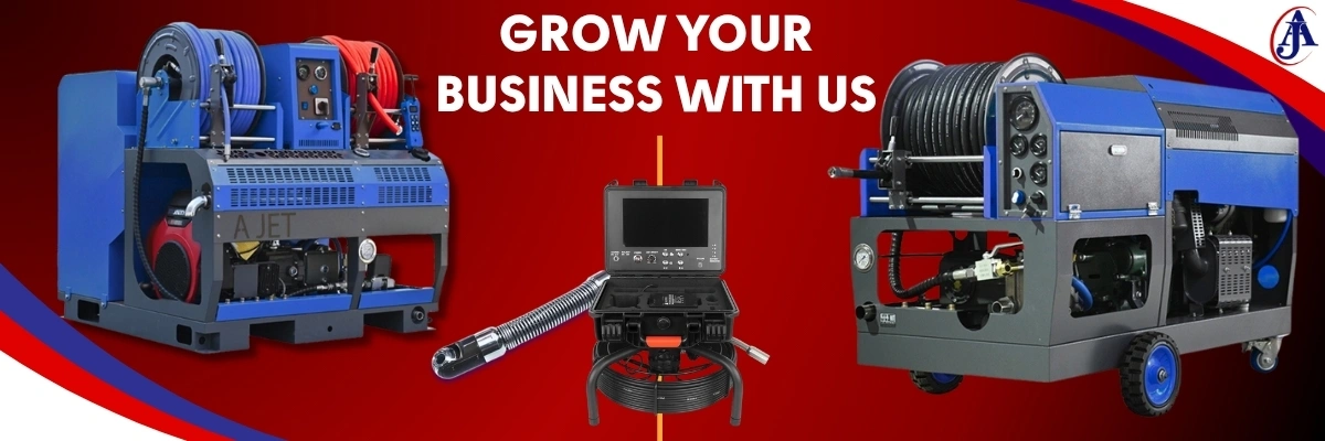 AJ Capitol Holdings sewer jetting equipment showroom