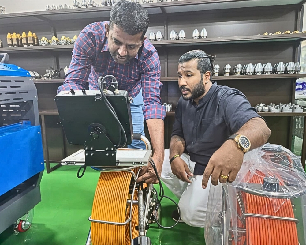 Client Store Visit - Sewer CCTV Machine Demo